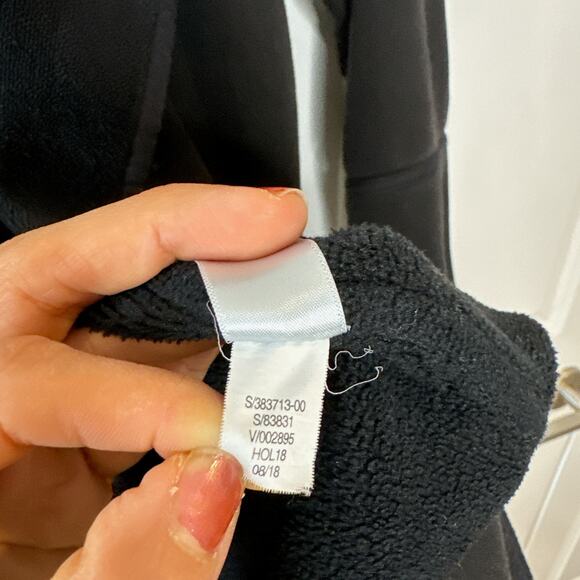 ATHLETA Black Cozy Karma Wrap Jacket Cardigan Oversized | Small - Picture 8 of 9